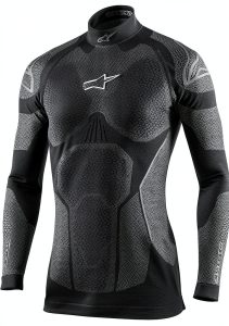 Alpinestars Black Powersports Base Layer Top X-Small-Small-0