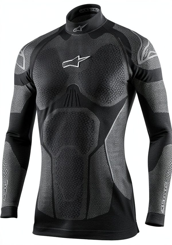 Alpinestars Black Powersports Base Layer Top X-Small-Small-0