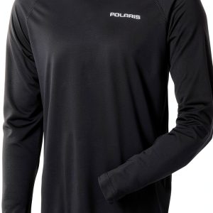 Polaris Mens Long Sleeve Shirt Black Small-0