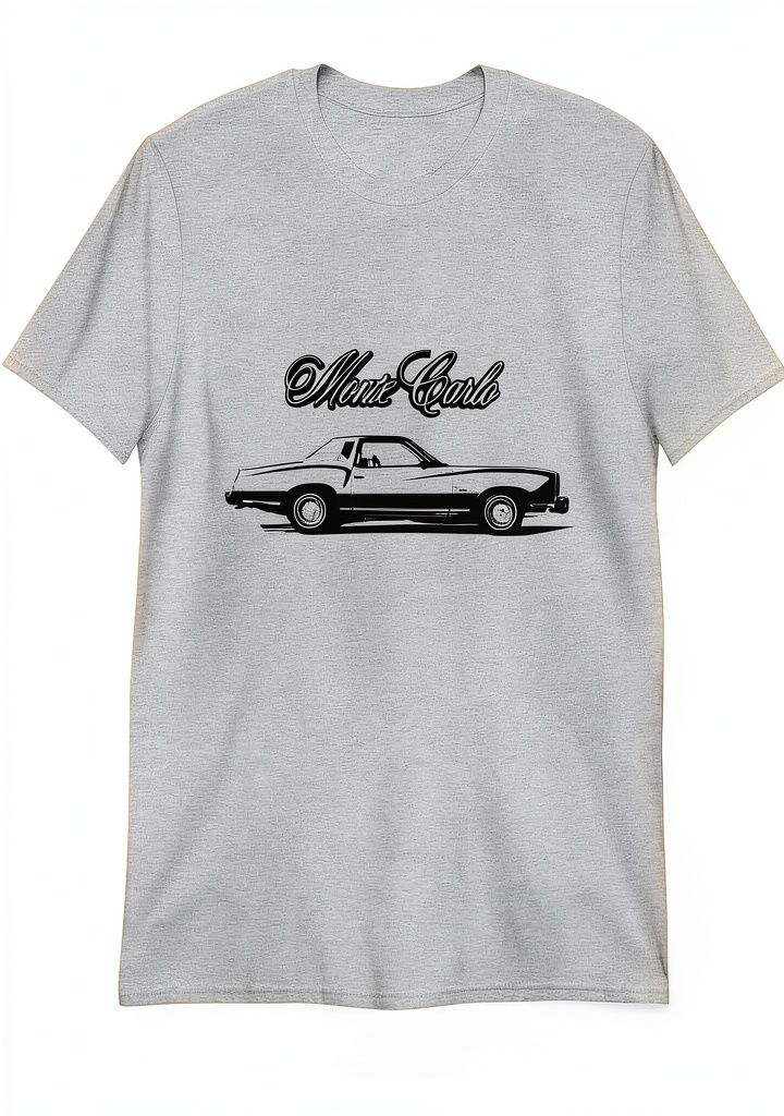 Classic muscle car t-shirt design