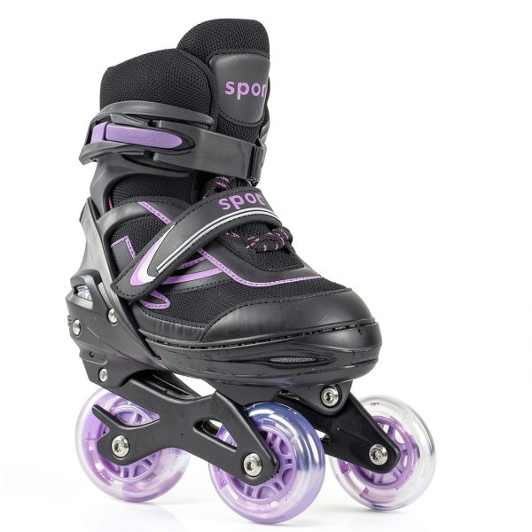 Kids Inline Skates PIPIZHU Purple Adjustable-1
