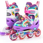 Girls Inline Skates 4-Pejiijar Green Model-0