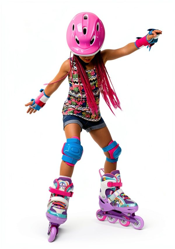 Girls Inline Skates 4-Pejiijar Green Model-6