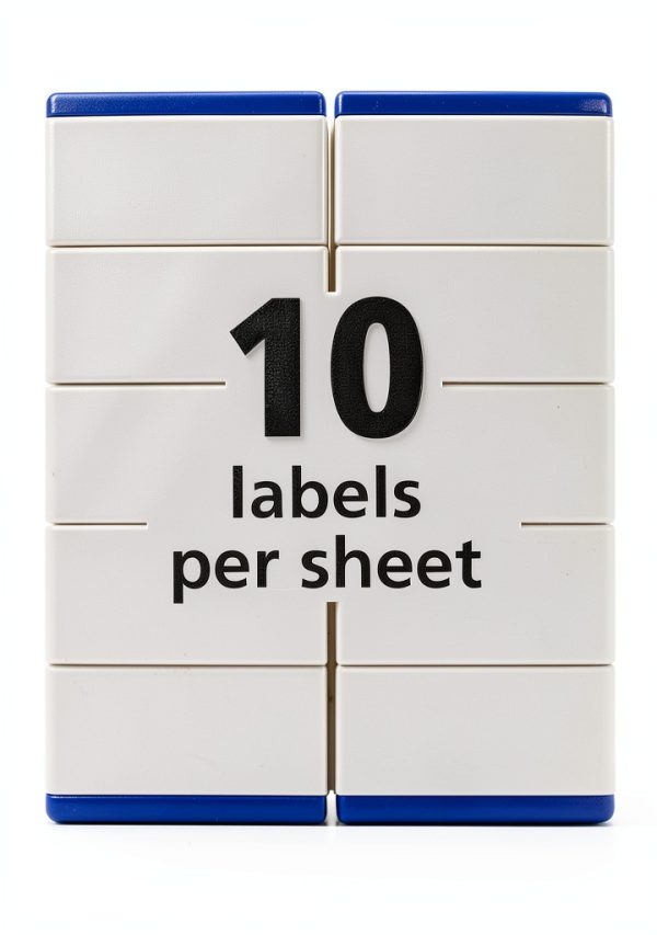 Avery Clear Shipping Labels 2x4 Sure Feed Easy Peel 5 Pack-5