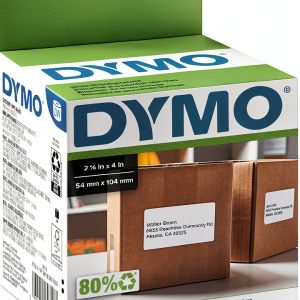 DYMO Shipping Labels 1 Roll – Medium Black Thermal for LabelWriter 5XL-0