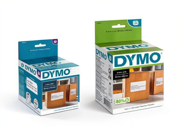 DYMO Shipping Labels 1 Roll – Medium Black Thermal for LabelWriter 5XL-1