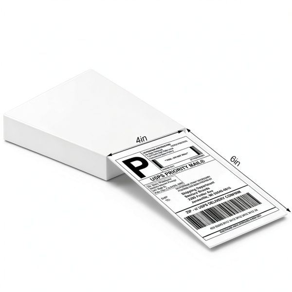 Joyberg 4x6 Thermal Labels Shipping Strong Adhesive Waterproof White-0