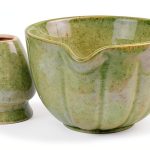 Artcome Matcha Bowl with Pouring Spout and Whisk Holder Set - Ceramic-0